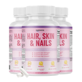 Purefight4u Hair, Skin & Nails Supports Healthy Hair Growth wBiotin - 3 Bottles