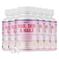 Purefight4u Hair, Skin & Nails Supports Healthy Hair Growth wBiotin - 5 Bottles