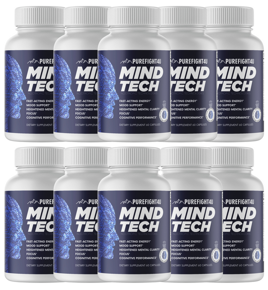 MindTech NootropicTechnologies  Brain Booster Supplement 10 Bottles 600 Capsules