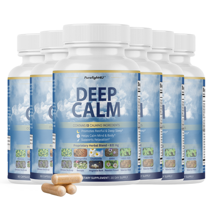 Deep Calm Supports Natural Sleep and Relaxation Supplement - 60 Capsules