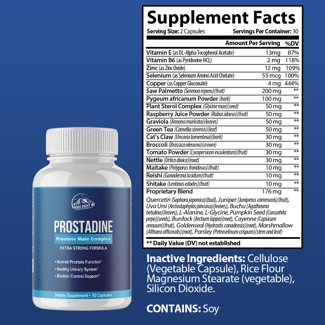 Prostadine 12 Bottles  720 Capsules