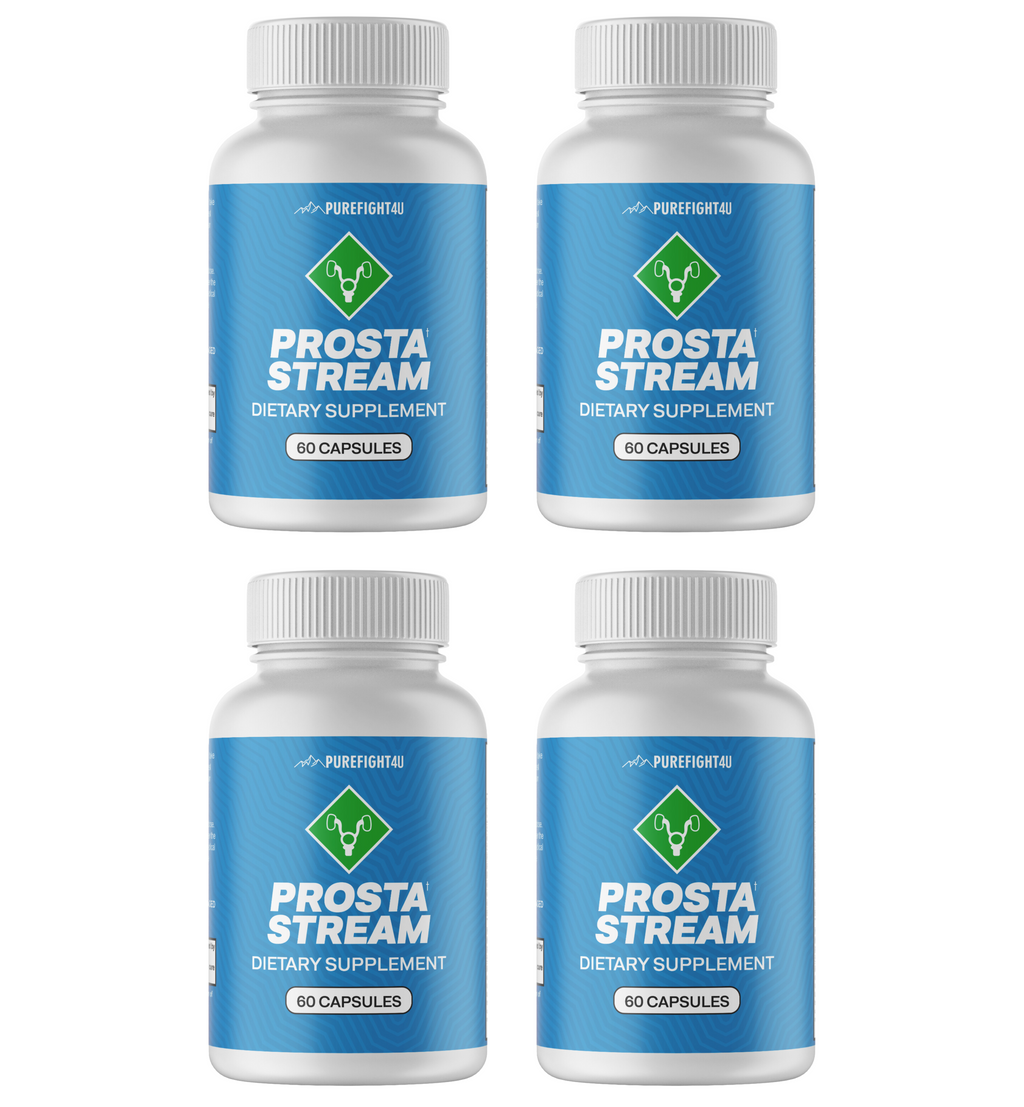 Prosta Stream Dietary Supplement 4 Bottles 240 Capsules