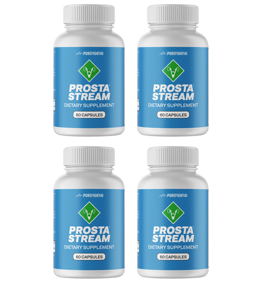 Prosta Stream Dietary Supplement 4 Bottles 240 Capsules