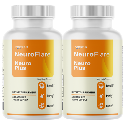 NeuroFlare Cognitive Support - 2 Bottles 120 Capsules