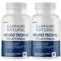 NeuroTech IQ Cognitive Formula Supplement - 2 Bottles 120 Capsules