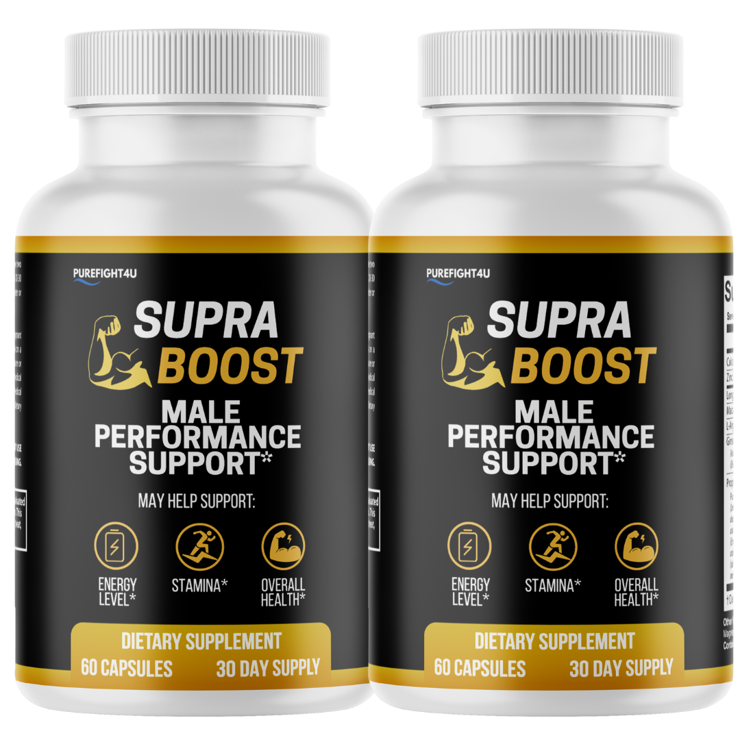 Supra Boost Male Advanced Support for Maximum Support and Performance - 2 Bottles 120 Tablets