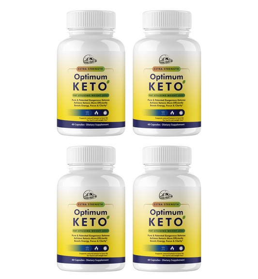 Optimum Keto Fat Utilizing Fat Burner - 4 Bottles 240 Capsules