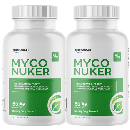Myco Nuker Gut Health Supplement - MycoNuker - 2 Bottles 120 Capsules