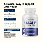 Liver Cleanse Advanced Liver Health Wellness Support Formula Supplement - 12 Bottles