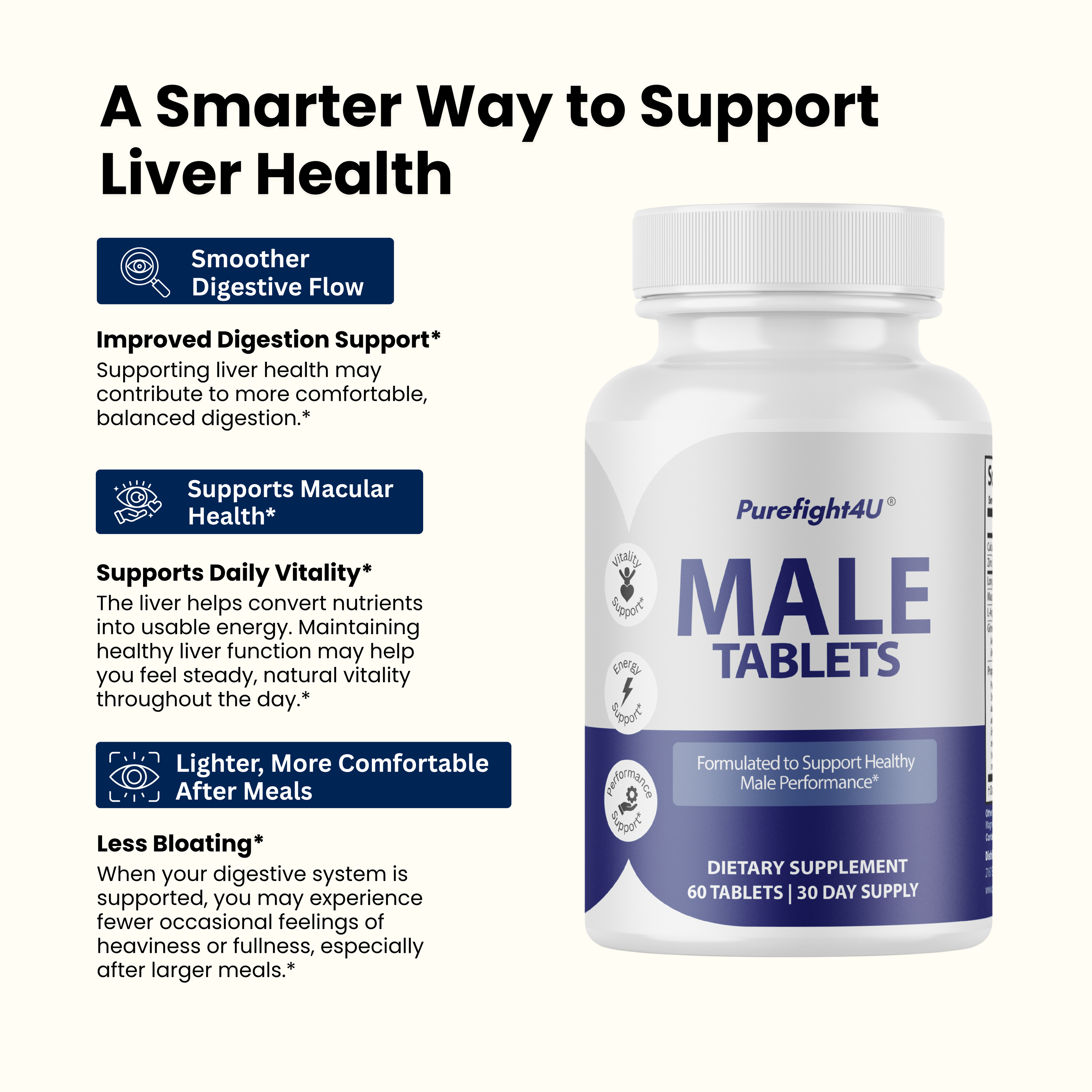 Liver Cleanse Advanced Liver Health Wellness Support Formula Supplement - 60 Bottles