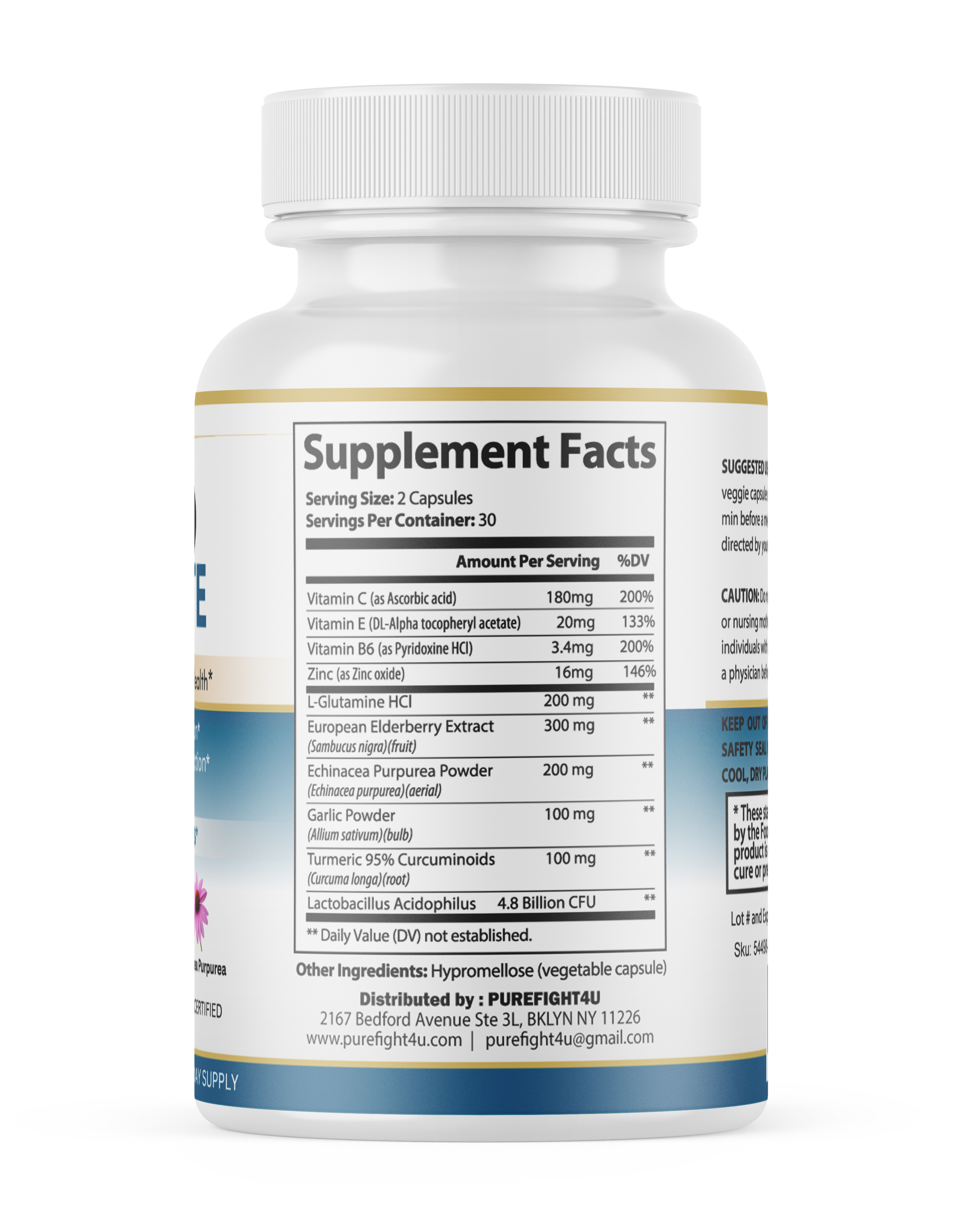 Viracid Complete Daily Immune Support for Overall Health - 60 Capsules
