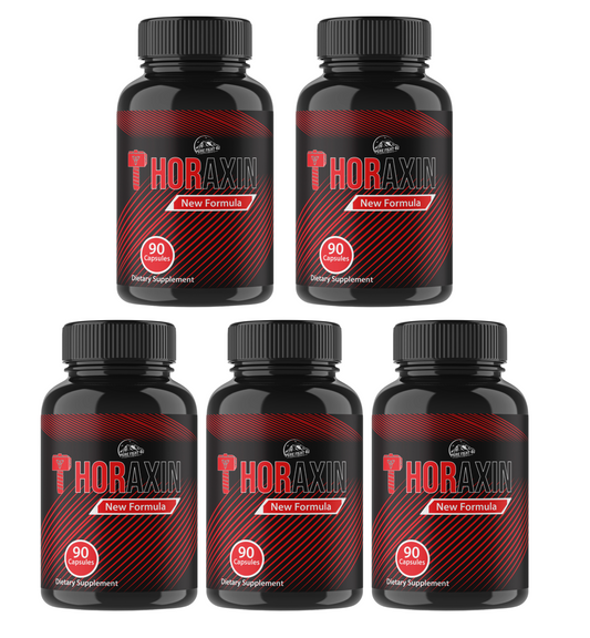 Thoraxin Dietary Supplement 5 Bottles 450 Capsules
