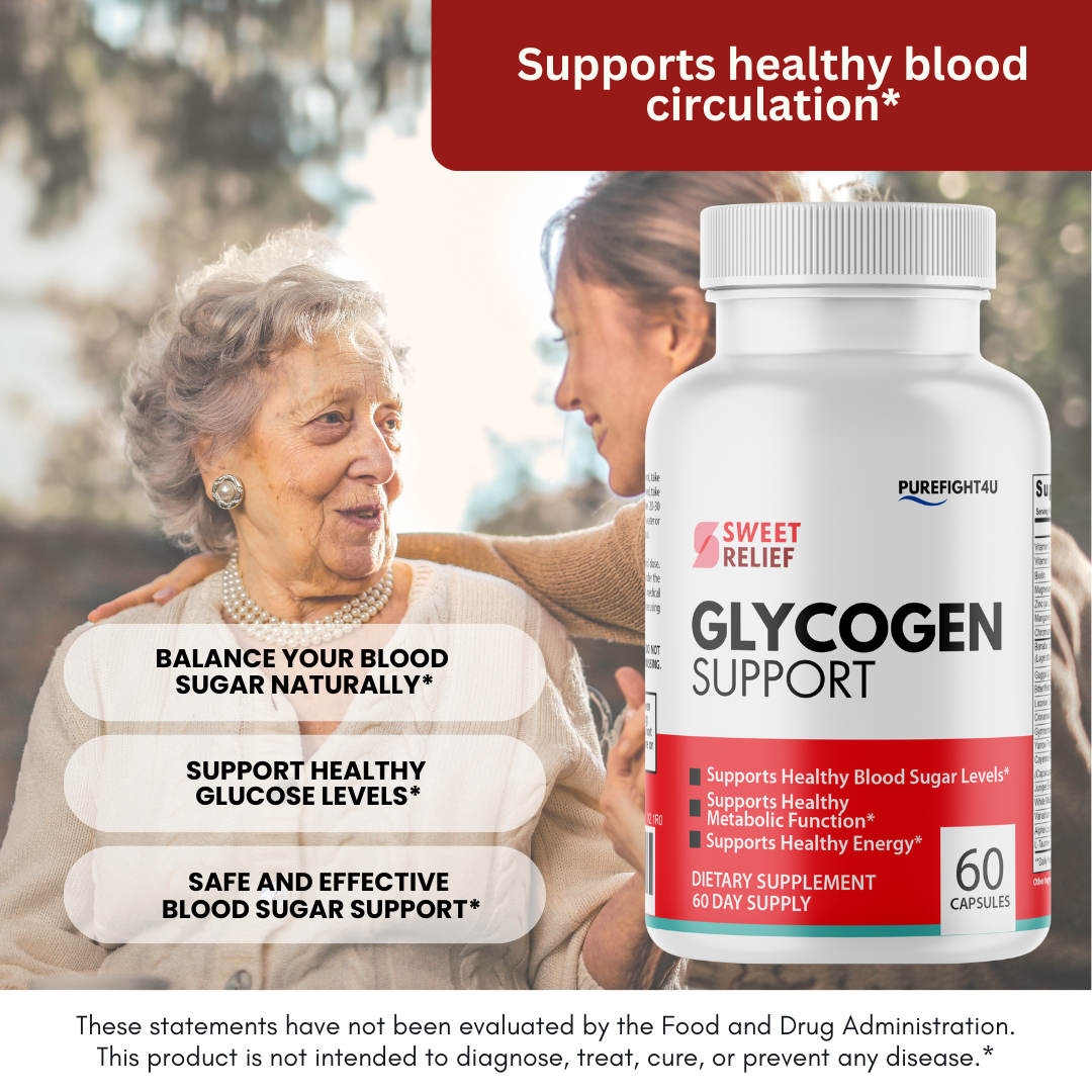 Sweet Relief Capsules Glycogen Support Dietary Supplement - 60 Capsules