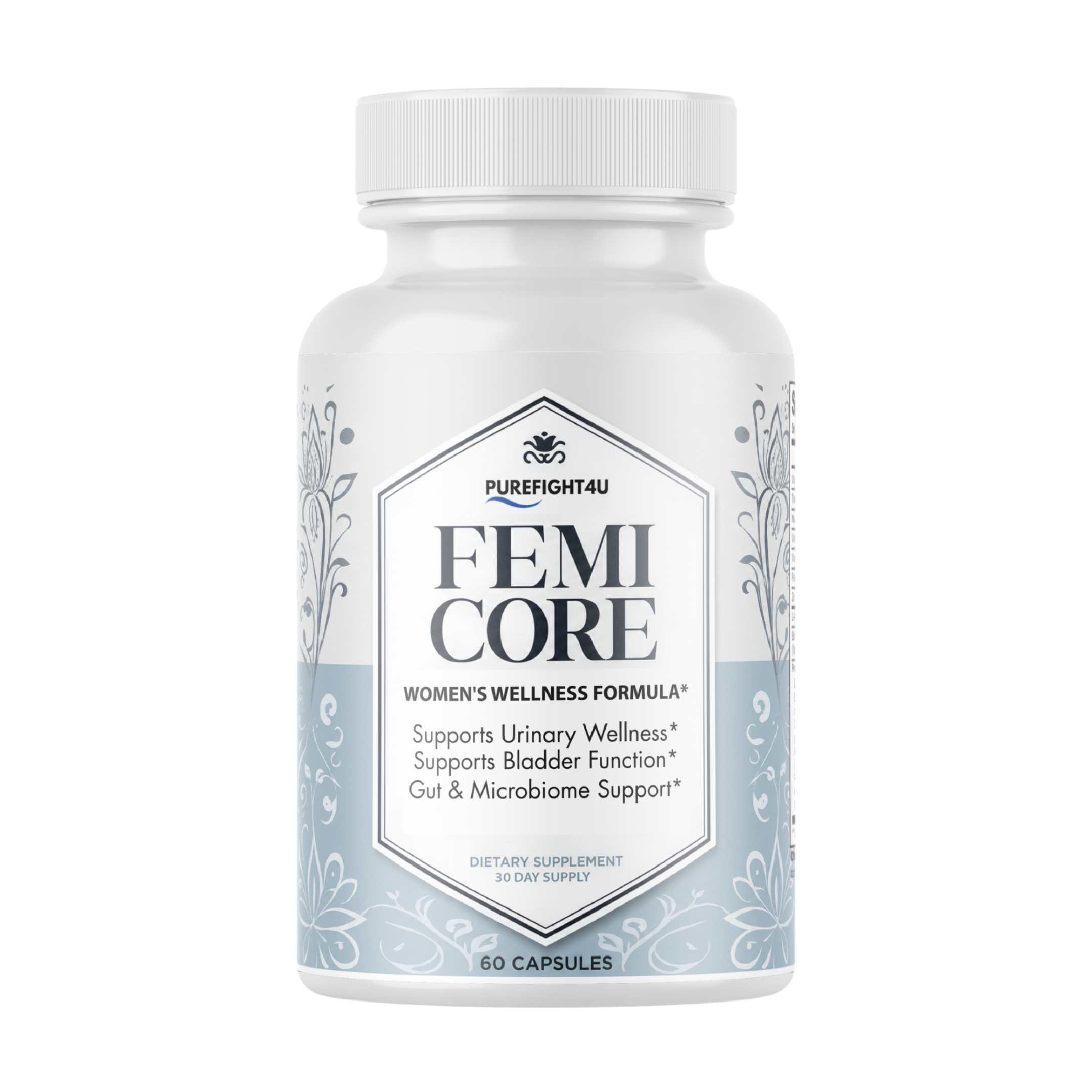 FemiCore Women's Daily Wellness Formula Supplement - 60 Capsules