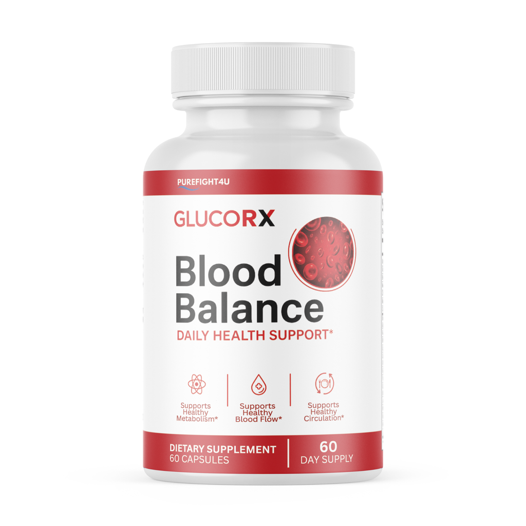 GlucoRX - Blood Balance Support Formula Supplement - 60 Capsules