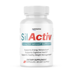 SilActiv Healthy Weight Support | Energy & Digestive Wellness Formula | 60 Capsules - 1 Bottle