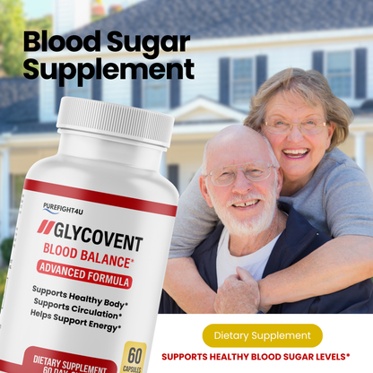 GlycoVent Blood Sugar Support Supplement 60 Capsules