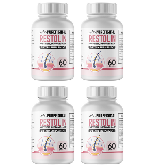 Restolin Hair Skin and Nails Supplement 4 Bottles 240 Capsules