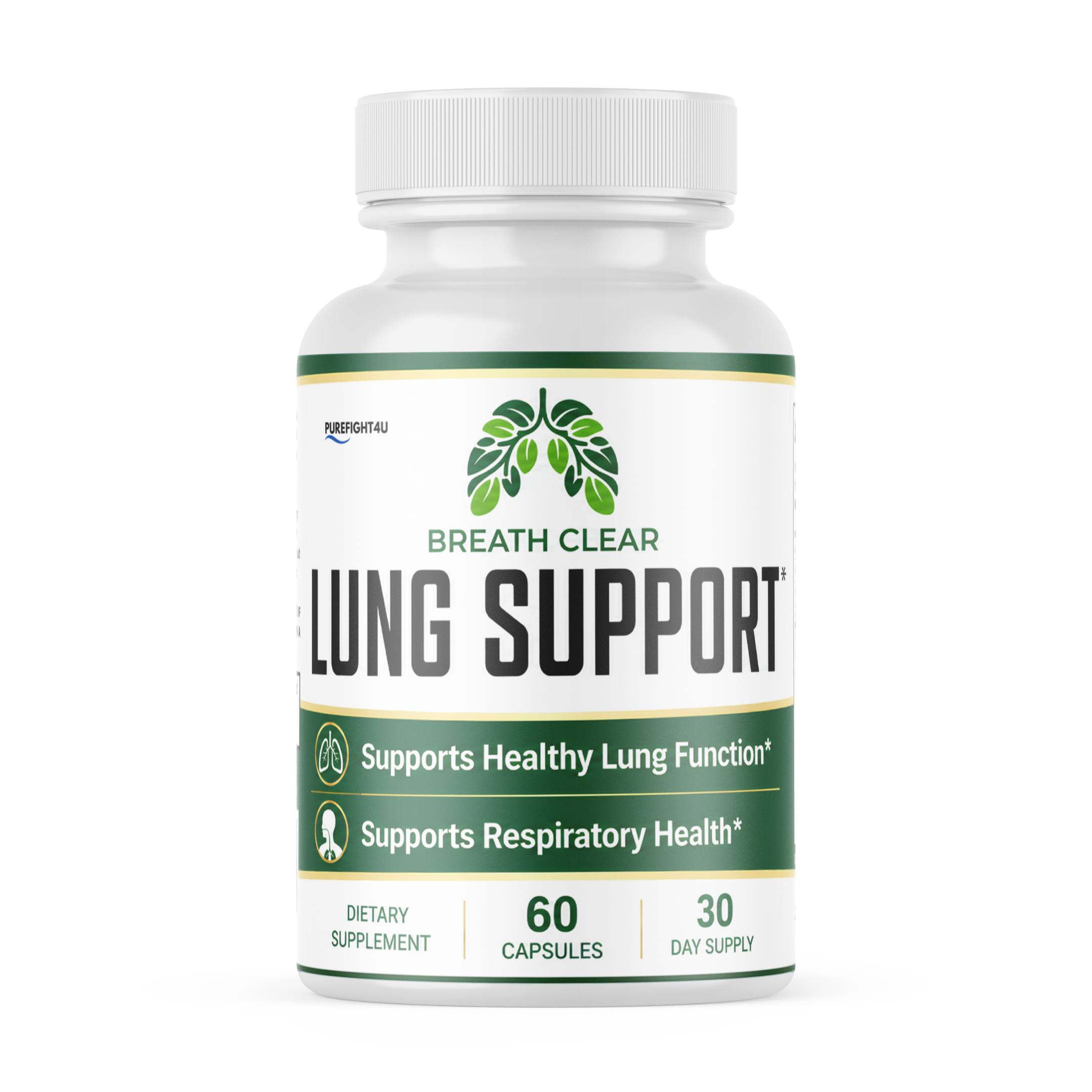 Breath Clear Lung Support Formula Dietary Supplement | 60 Capsules