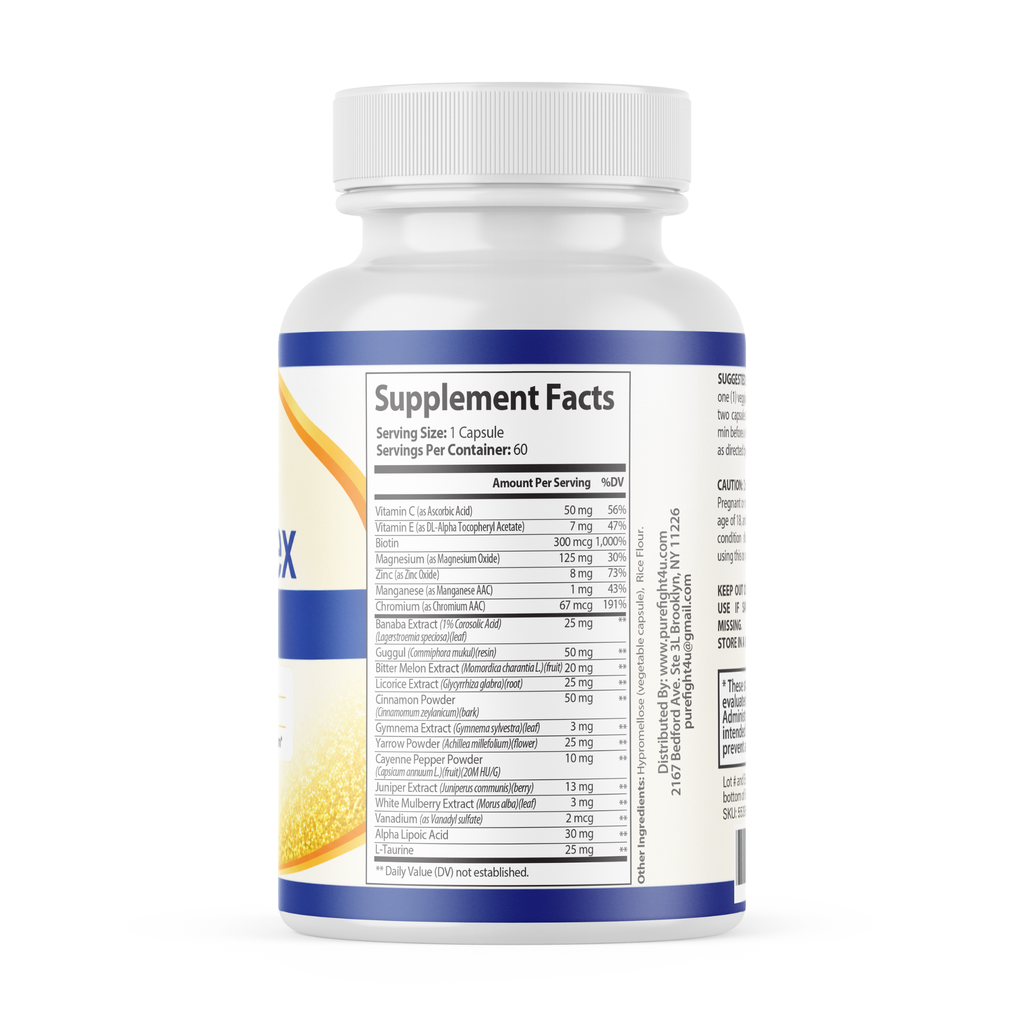 GlicoDex - Blood Balance Support Formula Supplement | 60 Capsules
