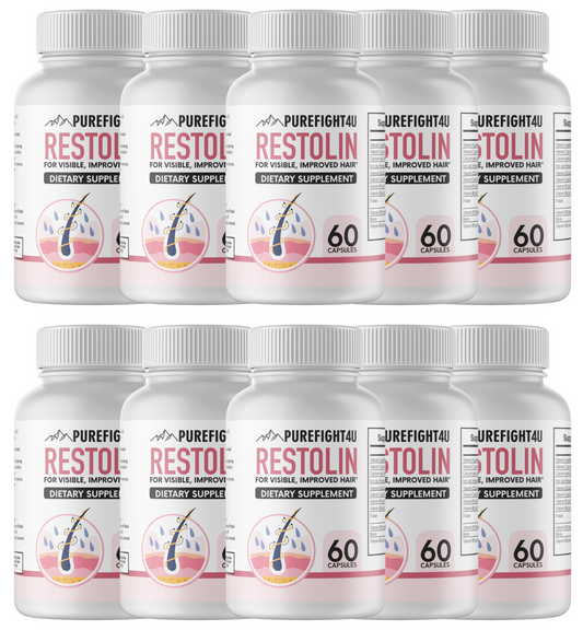 Restolin Hair Skin and Nails Supplement 10 Bottles 600 Capsules