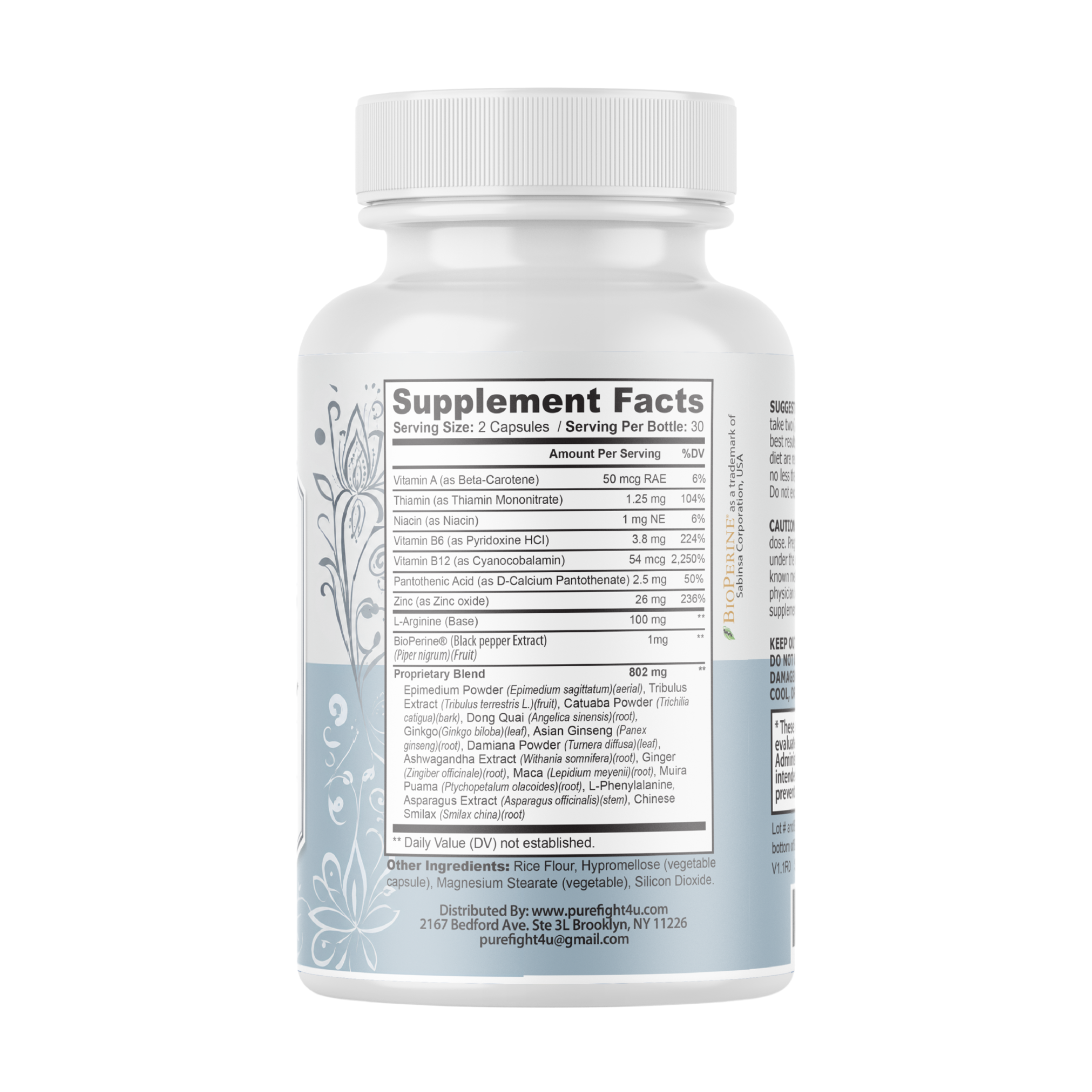 FemiCore Women's Daily Wellness Formula Supplement - 60 Capsules | 3 Bottles