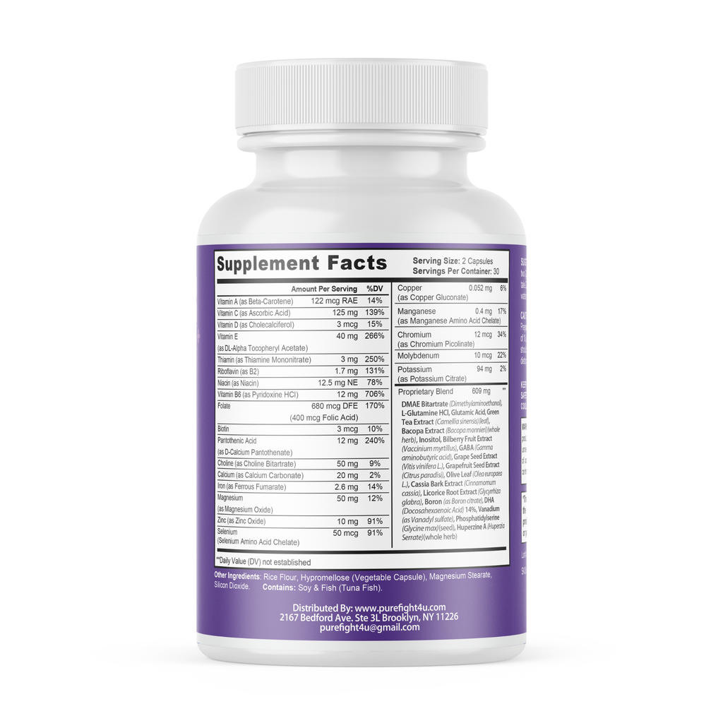 Apex Neuro Elite Focus & Clarity Support Supplement  | 60 Capsules