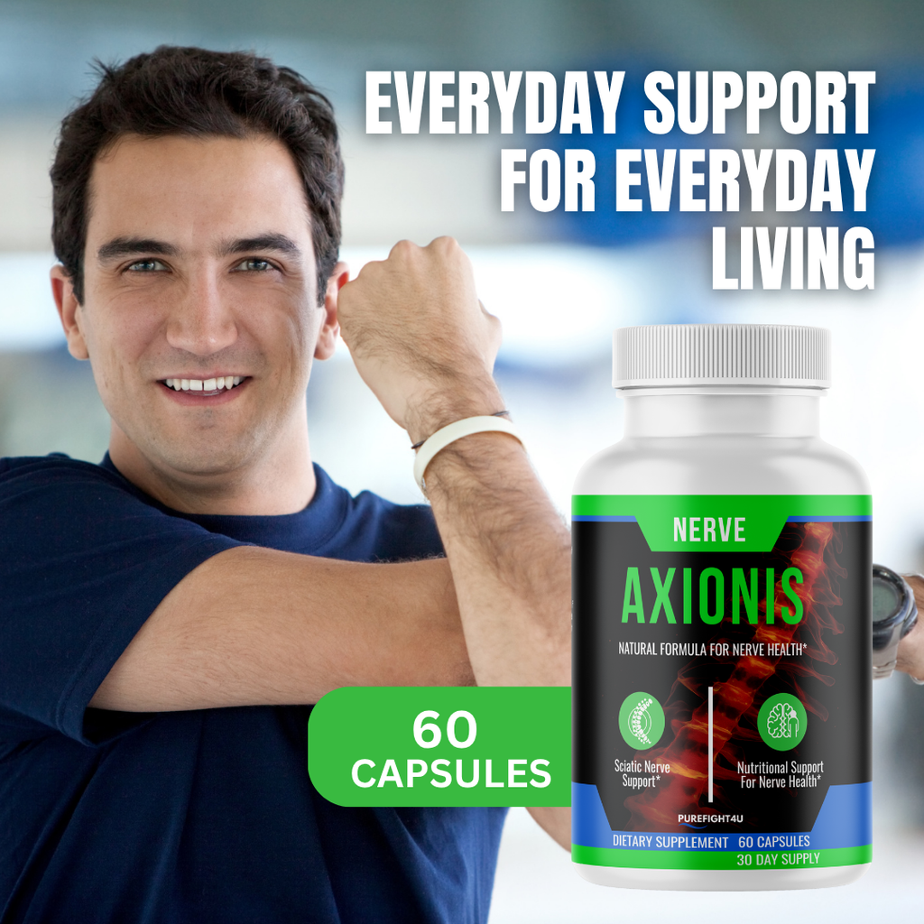 Axionis Advanced Nerve Support Formula Supplement | 60 Capsules