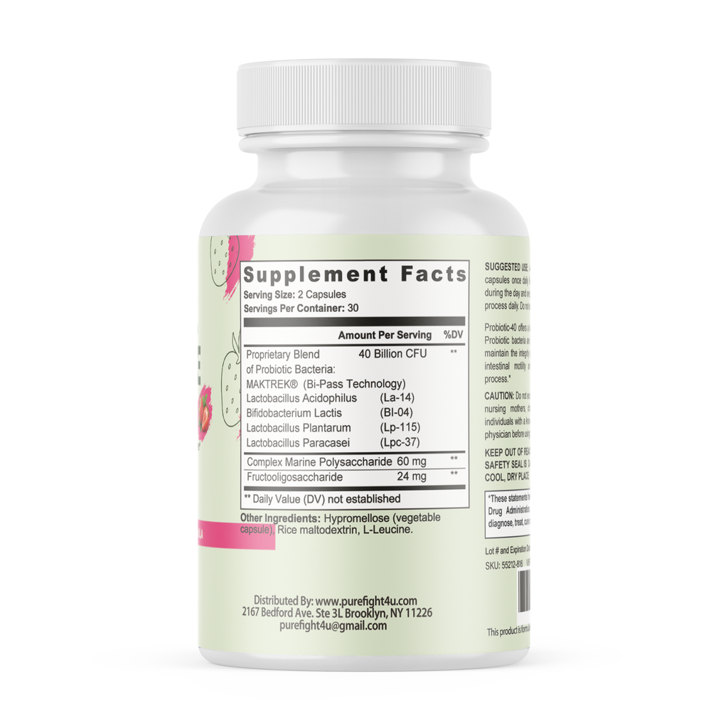 Oral Defence Probiotic Capsules, Oral Health Support Supplement - 60 Capsules