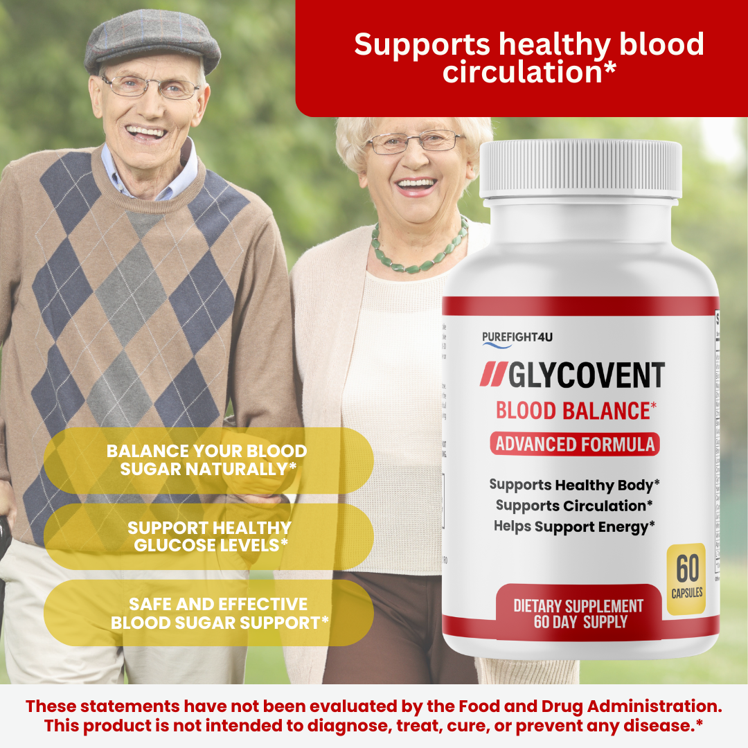 GlycoVent Blood Sugar Support Supplement 60 Capsules