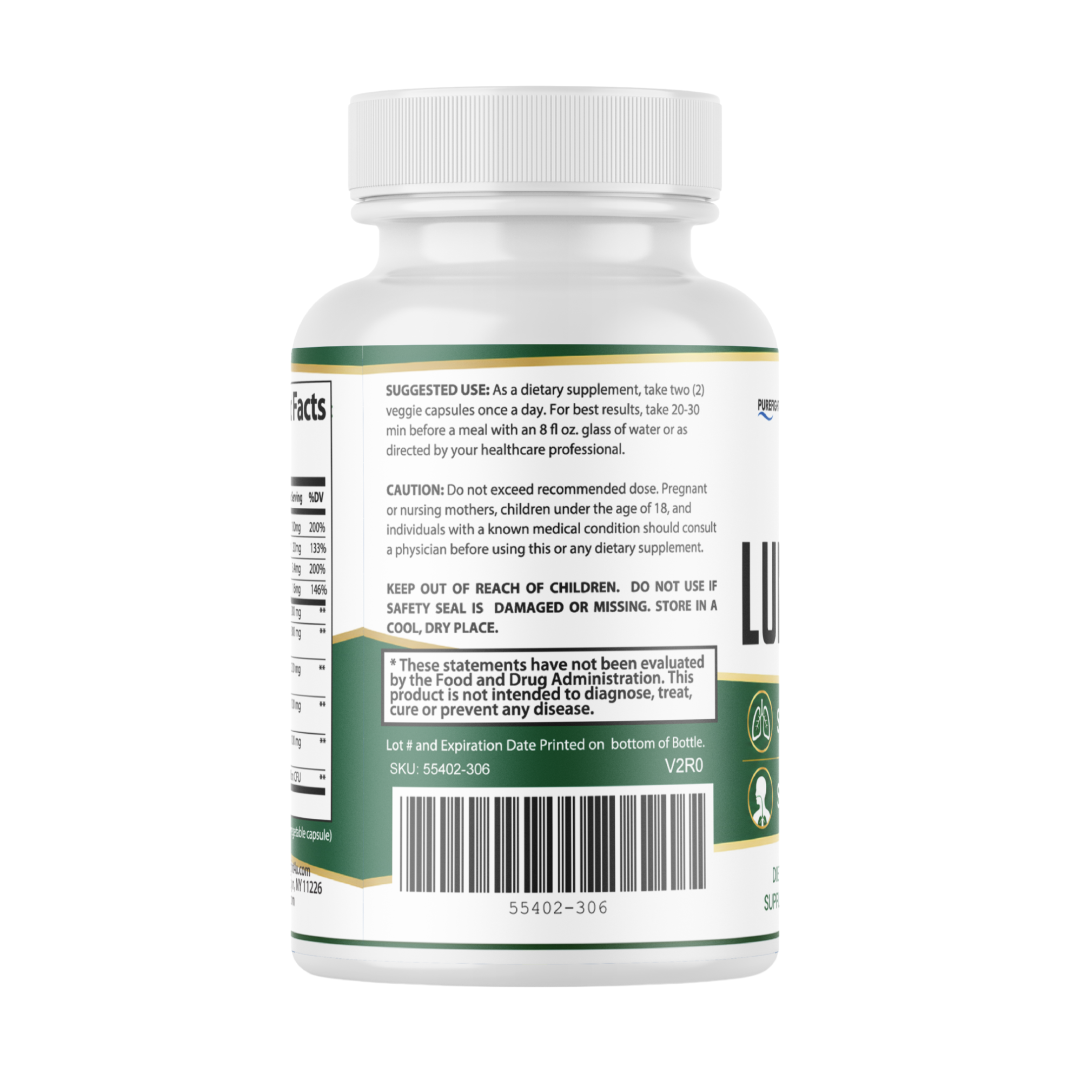 Breath Clear Lung Support Formula Dietary Supplement | 60 Capsules