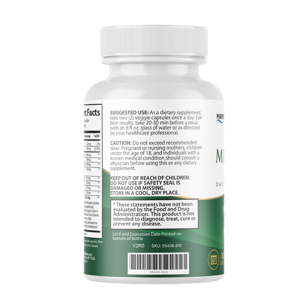 Milk Thistle, Daily Liver Wellness Support Supplement | 60 Capsules