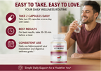 Berberine HCl 1200mg Metabolism Digestive Support - 60 Capsules