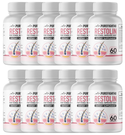 Restolin Hair Skin and Nails Supplement 12 Bottles 720 Capsules