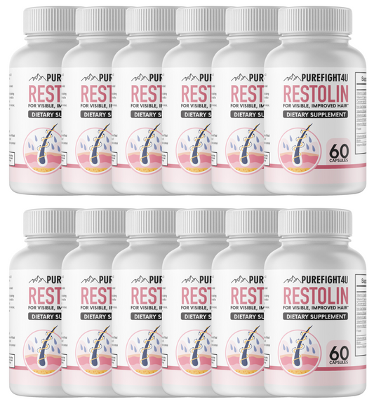 Restolin Hair Skin and Nails Supplement 12 Bottles 720 Capsules