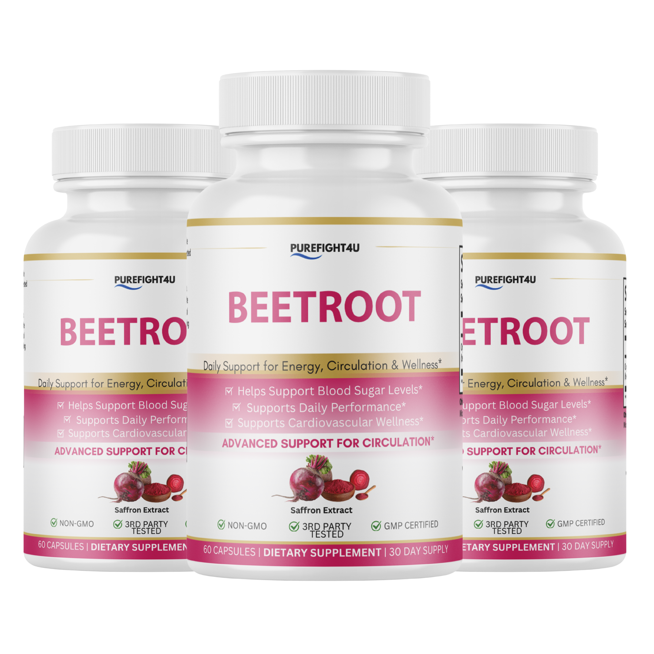 Beetroot, Circulation & Energy Wellness Support - 60 Capsules