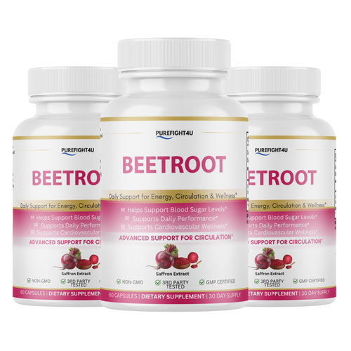 Beetroot, Circulation & Energy Wellness Support - 60 Capsules