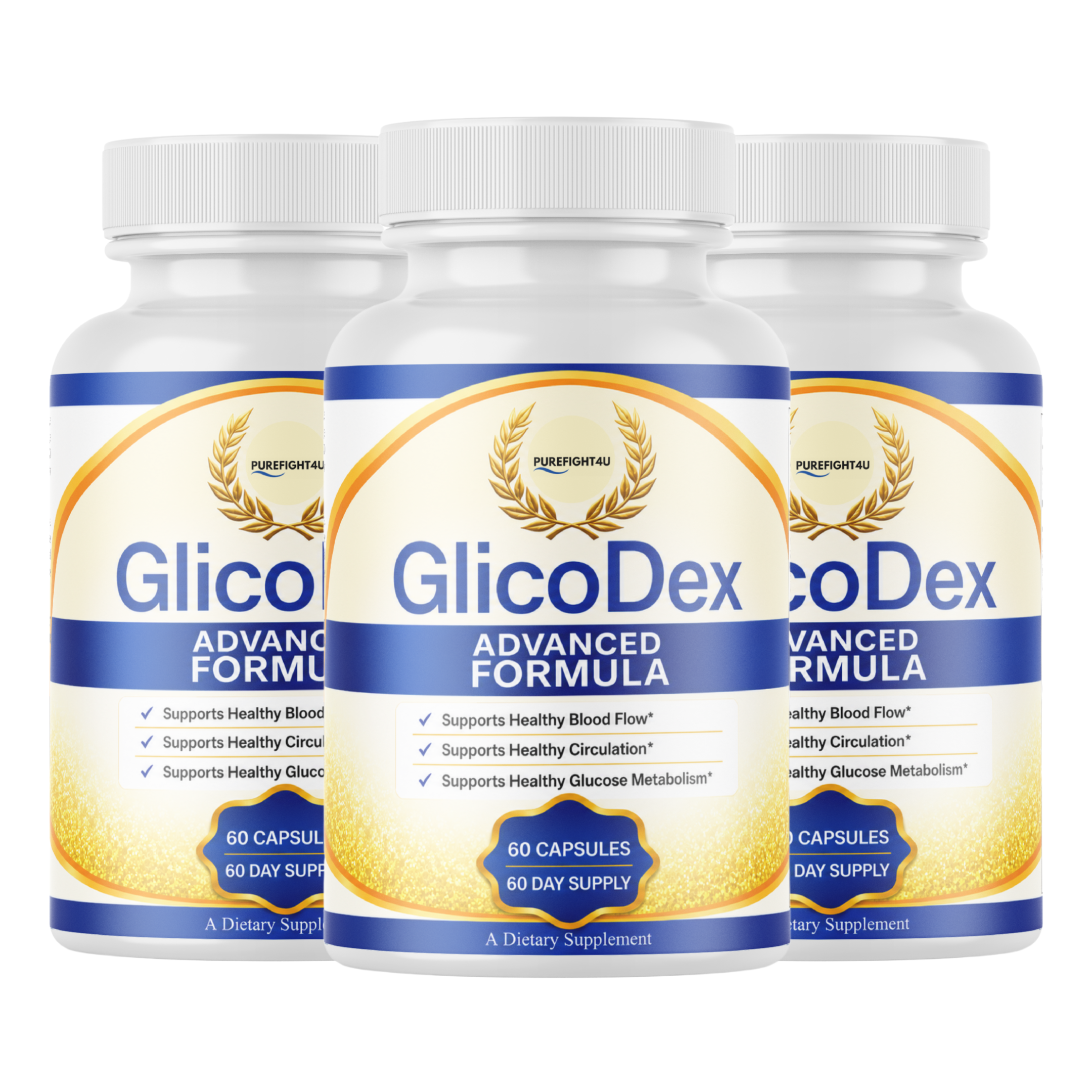 GlicoDex - Blood Balance Support Formula Supplement | 60 Capsules