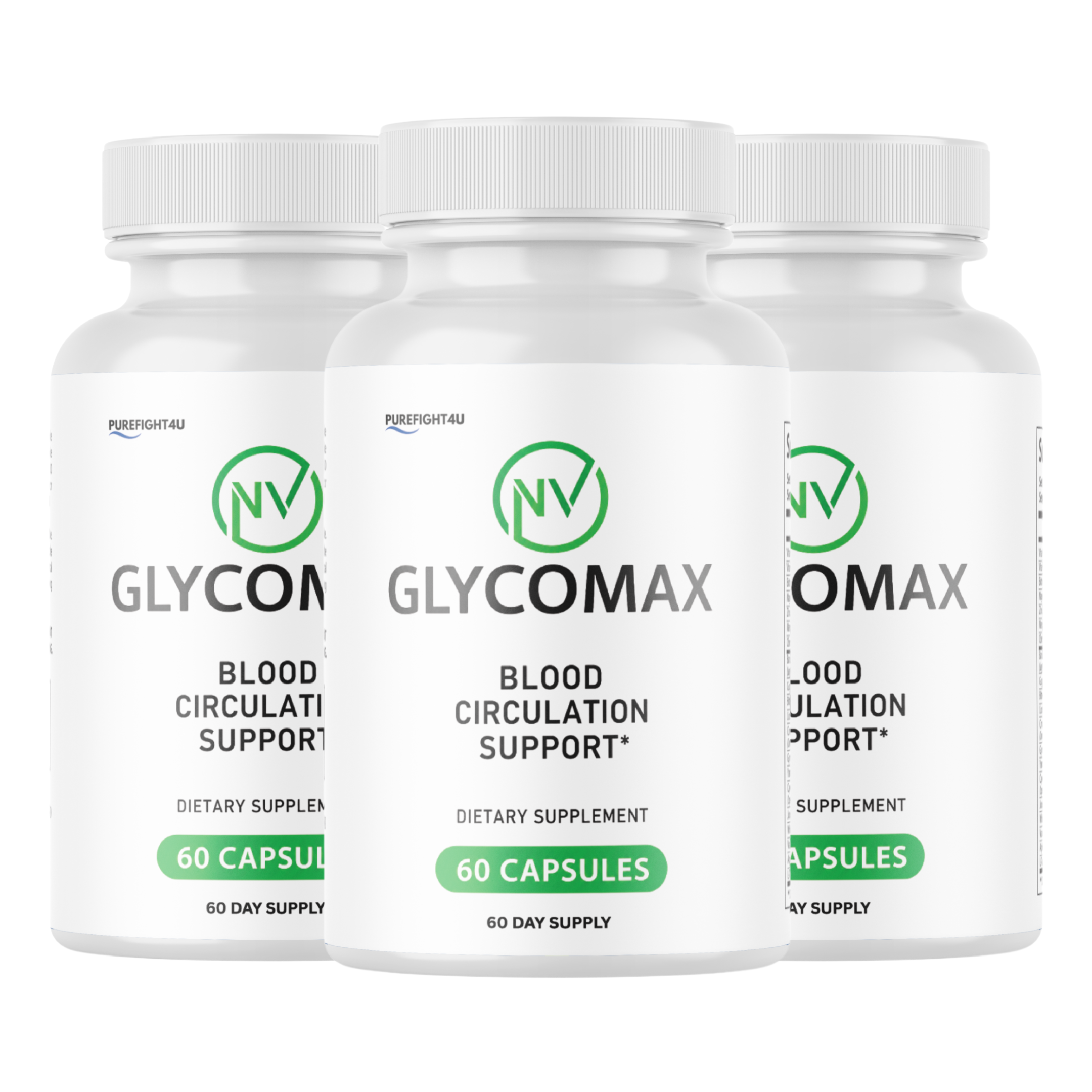 Glycomax - Blood Circulation Support Formula Supplement | 60 Capsules