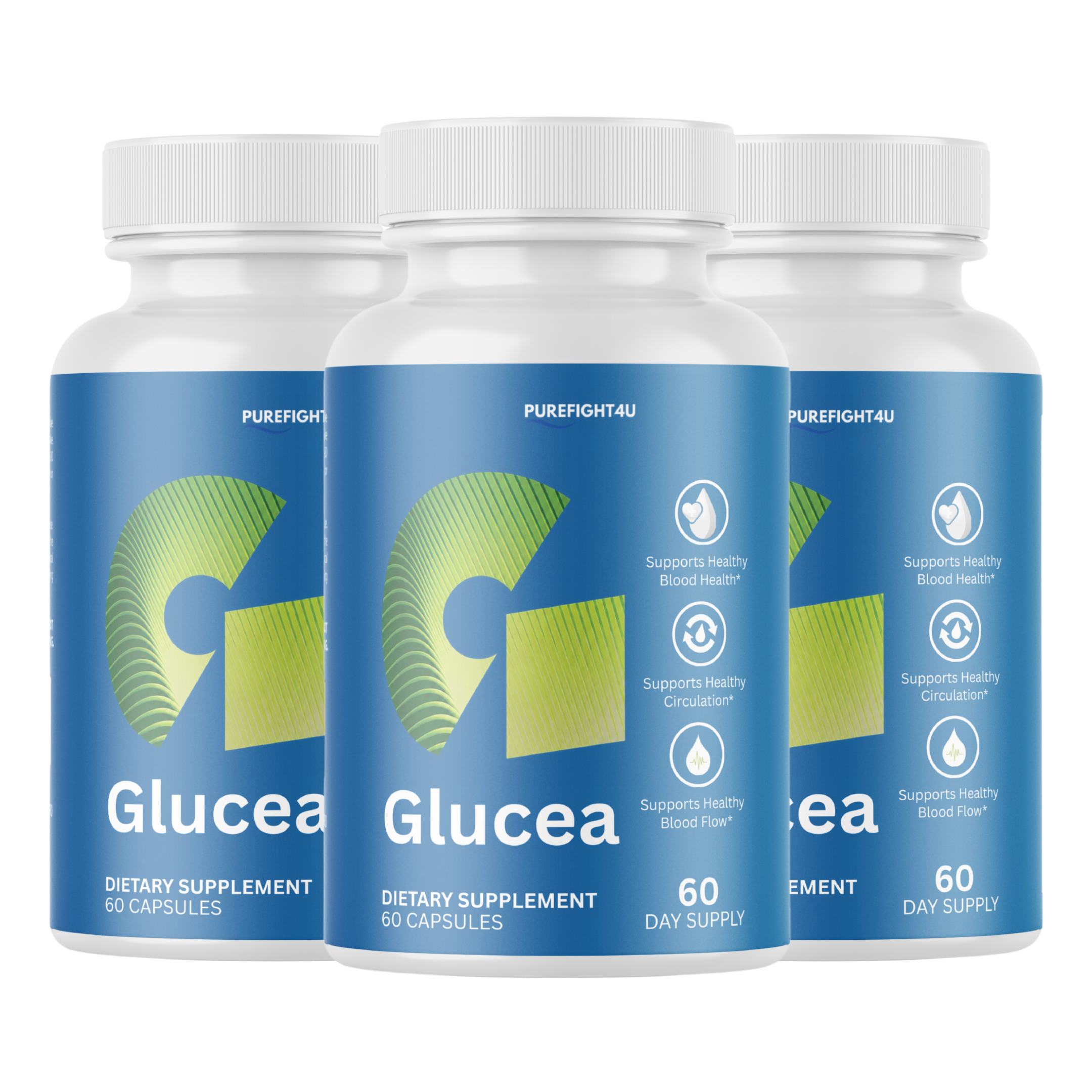 Glucea - Blood Balance Support Formula Supplement - 60 Capsules