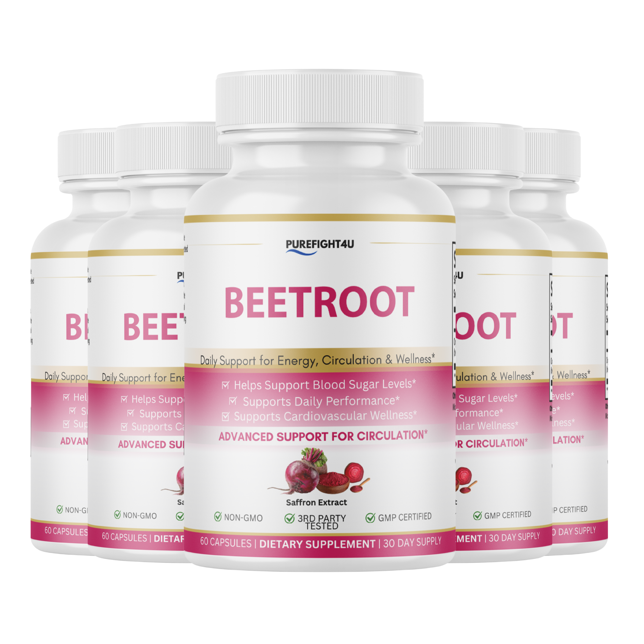 Beetroot, Circulation & Energy Wellness Support - 60 Capsules