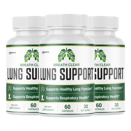 Breath Clear Lung Support Formula Dietary Supplement | 60 Capsules