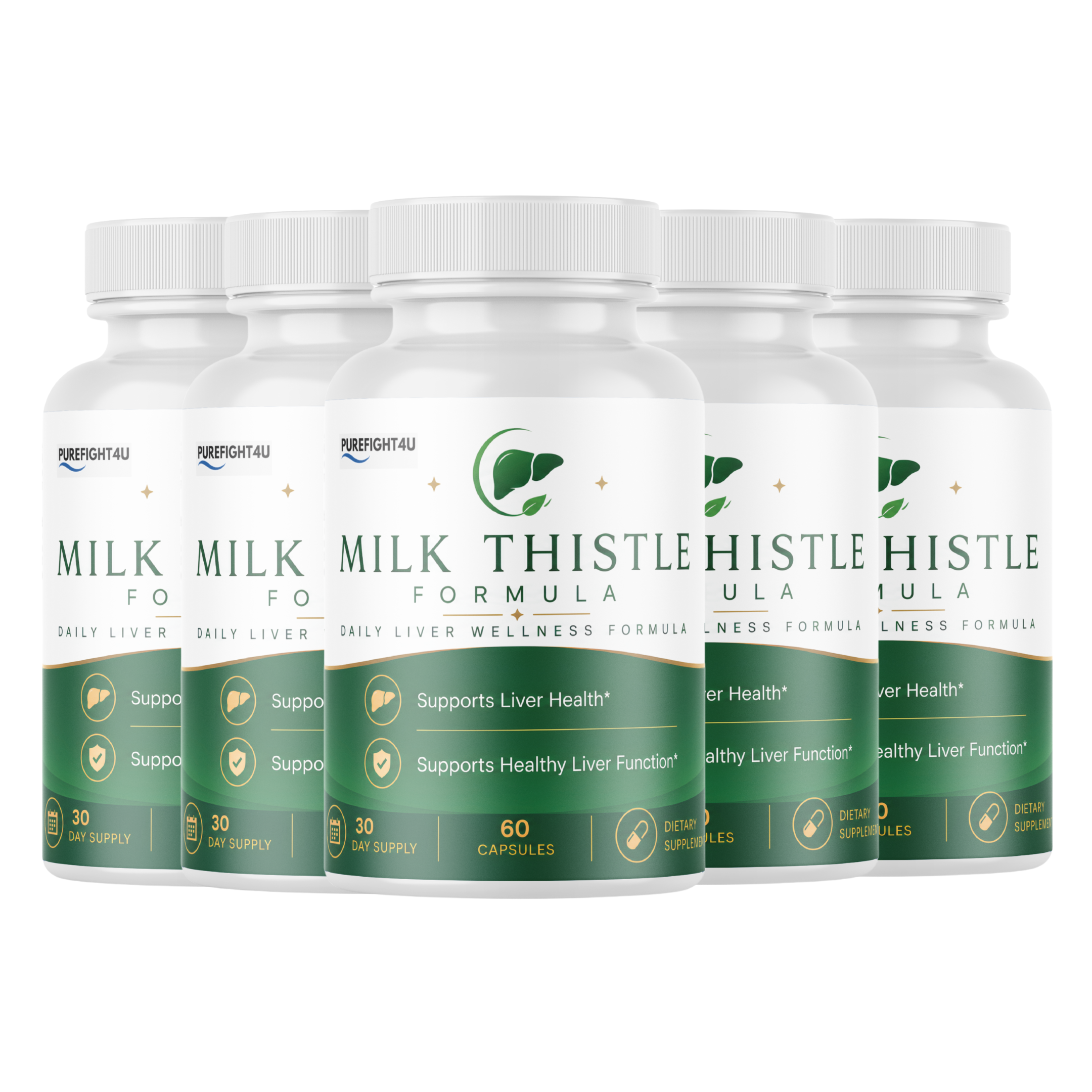 Milk Thistle, Daily Liver Wellness Support Supplement | 60 Capsules