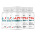 SilActiv Healthy Weight Support | Energy & Digestive Wellness Formula | 60 Capsules - 5 Bottle