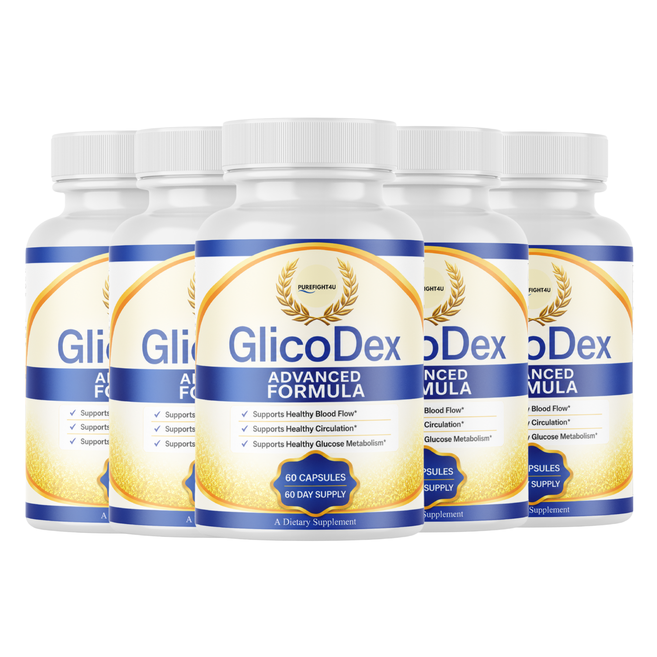 GlicoDex - Blood Balance Support Formula Supplement | 60 Capsules