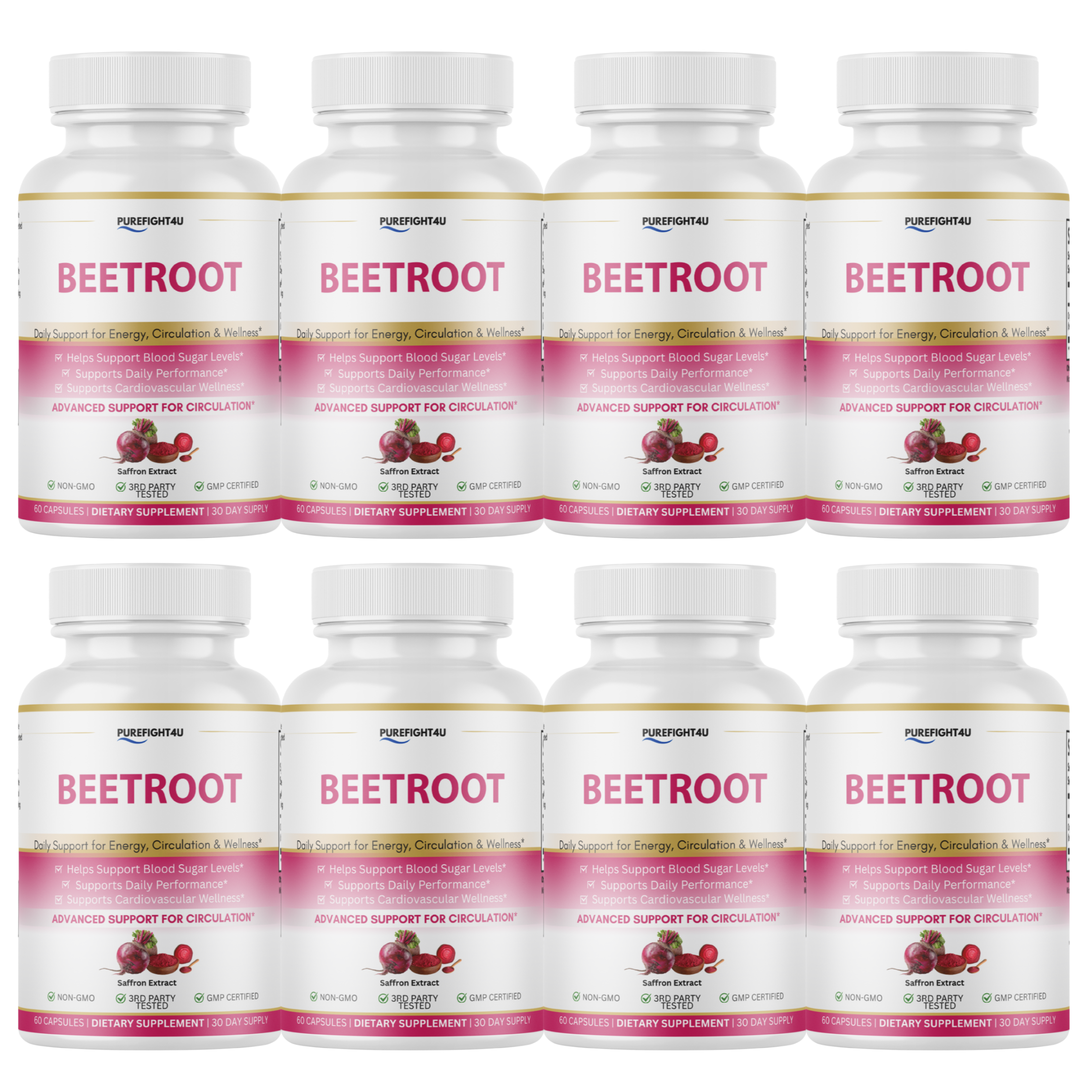 Beetroot, Circulation & Energy Wellness Support - 60 Capsules