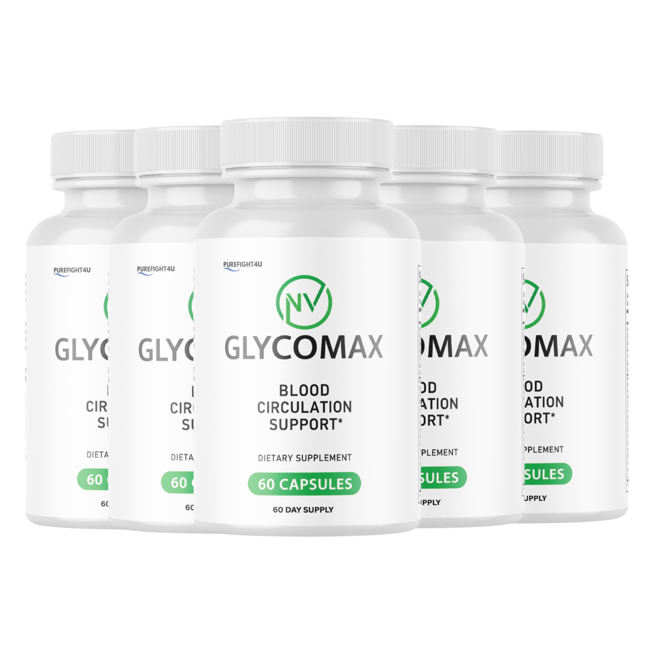 Glycomax - Blood Circulation Support Formula Supplement | 60 Capsules