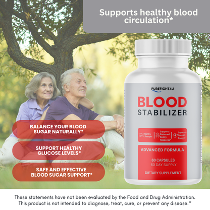Blood Stabilizer for Healthy Blood Sugar Levels | 60 Capsules (1 Pack)