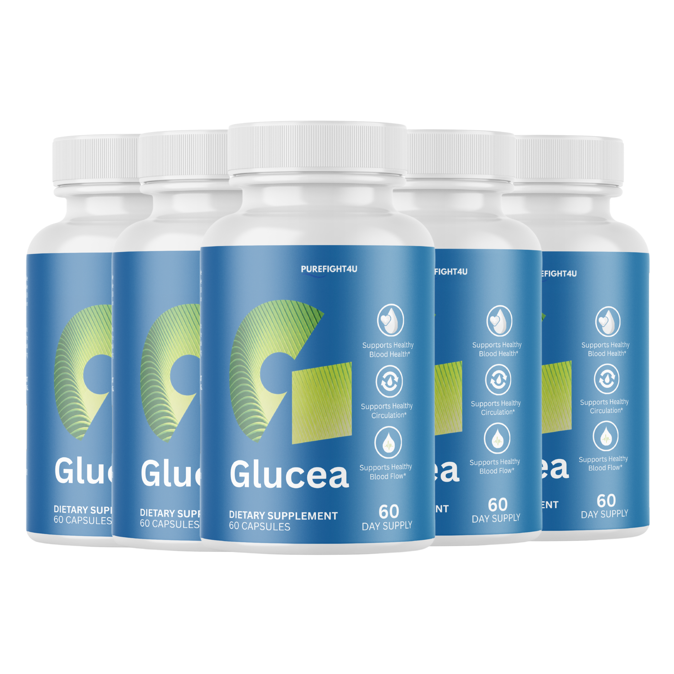 Glucea - Blood Balance Support Formula Supplement - 60 Capsules