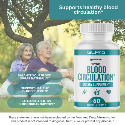 GLPro Capsules Blood Health Support Dietary Supplement - 60 Capsules